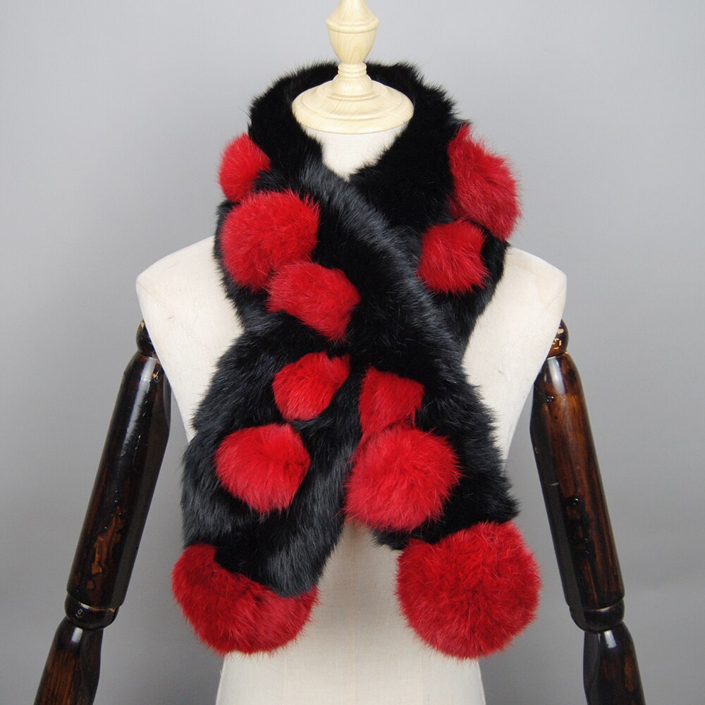 Christyle Classy Closet Winter Real Rabbit Fur Scarf SHOP NOW